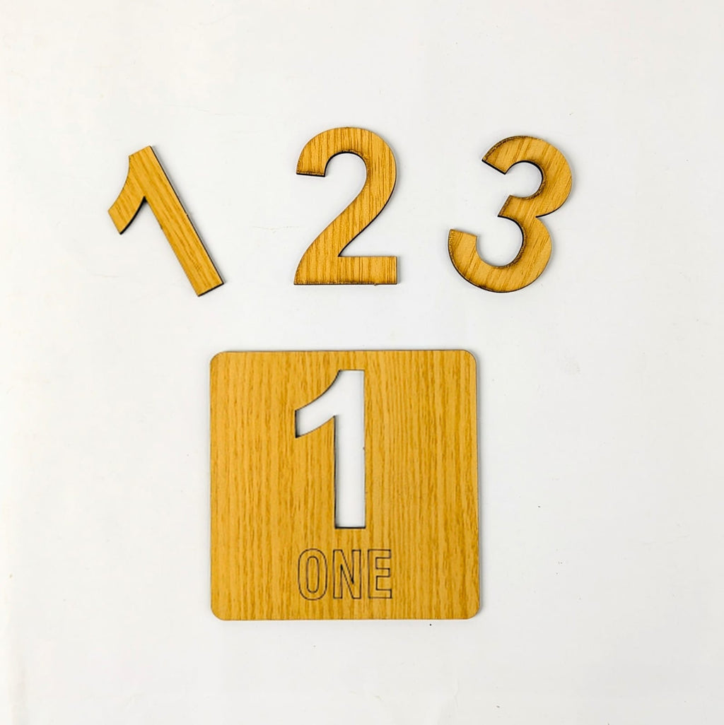 1 - 10 Counting Stencils with Puzzles