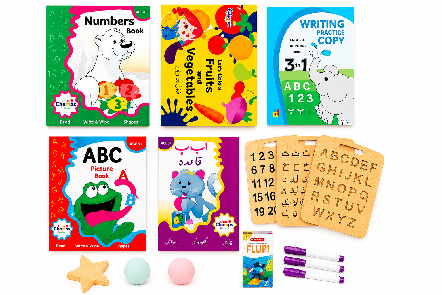 Premium 5-Book Learning & Tracing Set