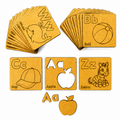 A–Z Alphabet Tracing Stencils with Puzzles