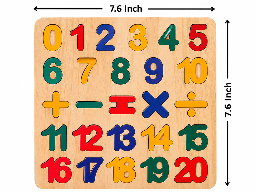 Premium Montessori Colorful Acrylic Puzzle Boards