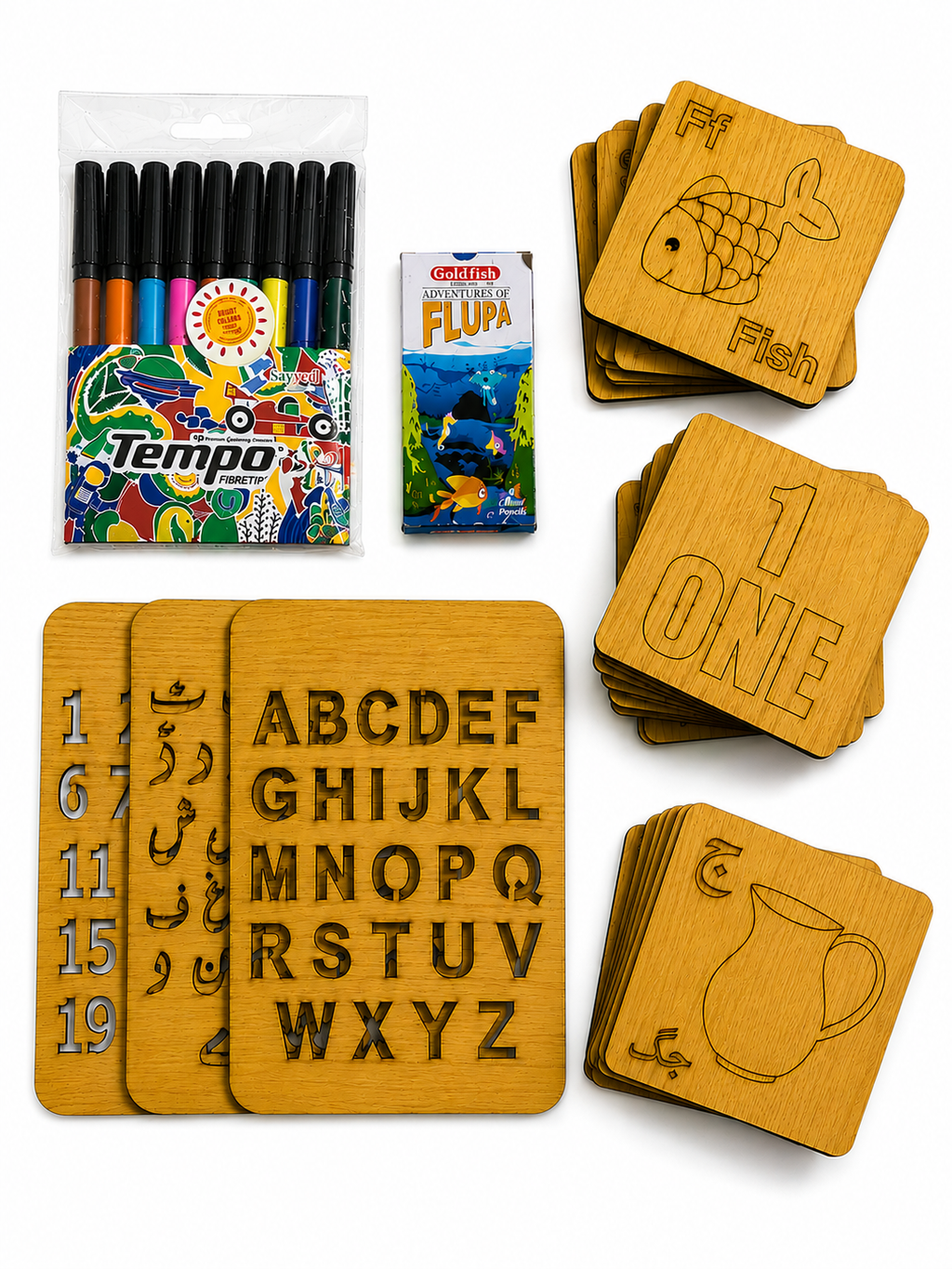 Premium 6-in-1 Educational Learning Kit for Kids